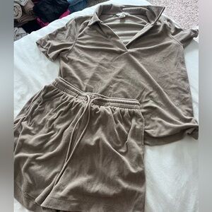 H&M small shorts&shirt set! Women!!